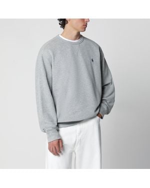Polo Ralph Lauren Cotton-Blend Crewneck Sweatshirt - Grey