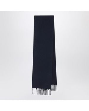 Max Mara Wool Scarf - Blue