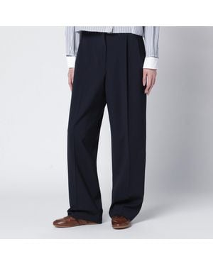 Miu Miu Wool Trousers - Blue