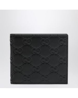 Gucci Gg Emblem Bi-Fold Wallet - Black