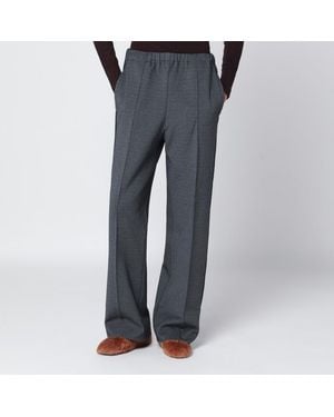 Miu Miu Anthracite Knitted Trousers - Grey