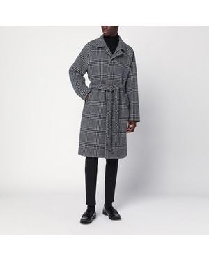 Tagliatore And Coat With Belt - Grey