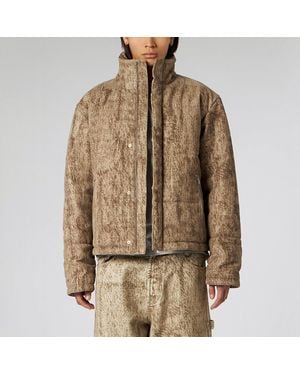 1989 STUDIO Flock Denim Puffer 1989 Camo - Brown