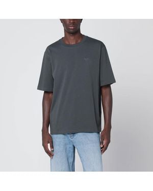 Ami Paris T-shirt ami de coeur grigia antracite - Nero