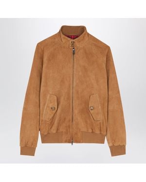 Baracuta G9 Suede Jacket Tobacco - Brown