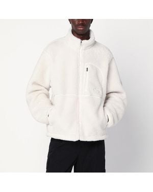 The North Face Pile con zip bianco