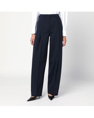 Thelatest Midnight Wool Blend Pants - Blue