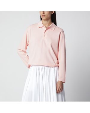 Flore Flore Diana Organic Cotton Polo Shirt - Pink