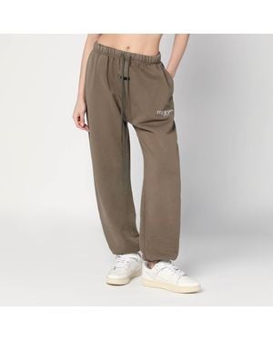 Fear Of God Military Jogging Trousers With Logo - Natural