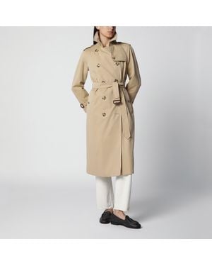 Burberry Trenchcoat Heritage Waterloo Aus Baumwolle - Natur