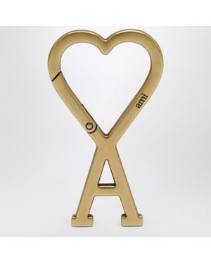 Ami Paris Ami De Caur Keyring With-Tone Clasp - Metallic