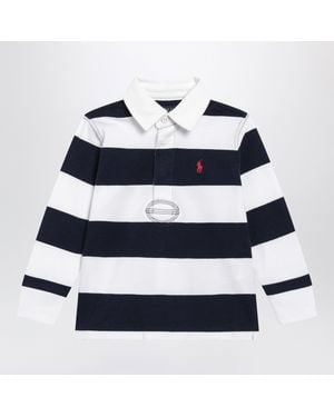 Polo Ralph Lauren Striped Cotton Polo Shirt - Blue