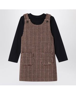 Chloé Wool Dress And T-Shirt Set - Brown