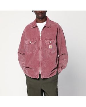 Carhartt Reynold shirt jacket dusky pink - Rosa