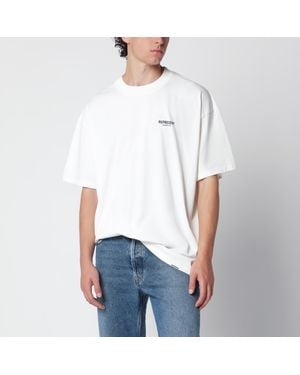 Represent Cotton T-Shirt With Logo - White