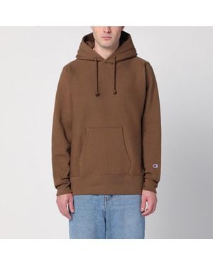Champion Cotton Hoodie - Brown