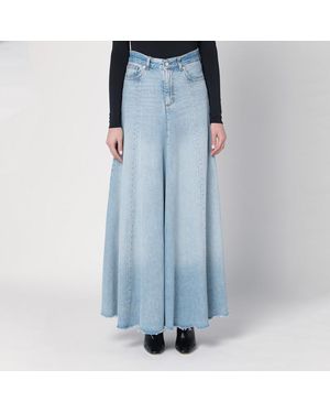 Haikure Gonna lunga serenity azzurra slavata - Blu