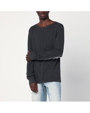 Basketcase Gallery Vintage Cotton Crewneck Jumper - Black