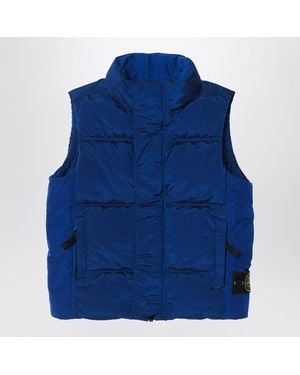 Stone Island Electric Zip Gilet - Blue