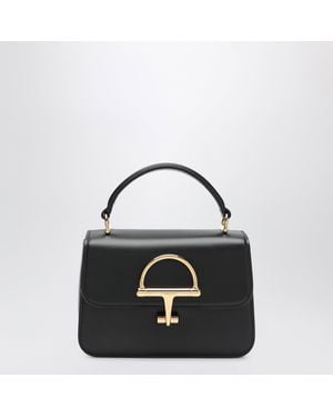 Gucci Siena Kleine Handtasche Aus Glattem Leder - Schwarz
