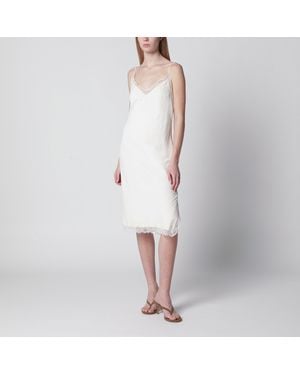 Rohe Silk And Lace Slip Dress - White