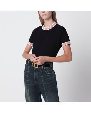 Versace Black Cotton T