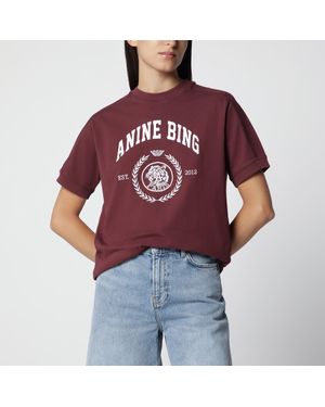 Anine Bing Logoprint Tshirt - Red