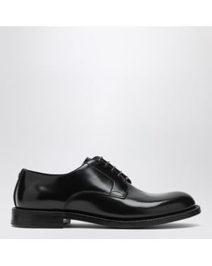 Dolce & Gabbana Leather Derby Shoes - Black
