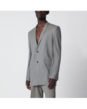 Rick Owens Mélange Concordian Blazer - Grey