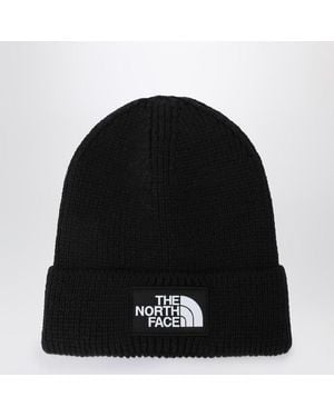 The North Face Beanie With Logo Patch - Black