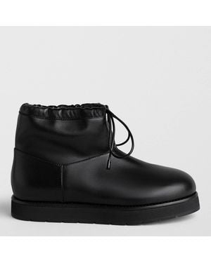 Phoebe Philo Bumper Lace Up - Black
