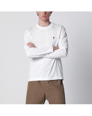 Ami Paris Ami De Coeur Jumper - Grey