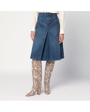 Chloé Knee-Length Skirt - Blue