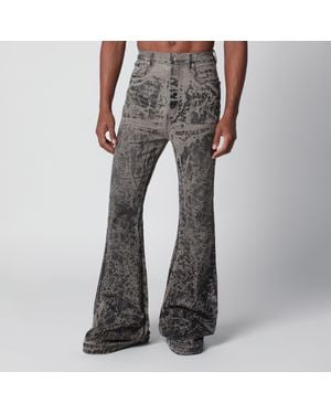 Rick Owens Concordians Bolan Bootcut High-Rise Jeans - Black