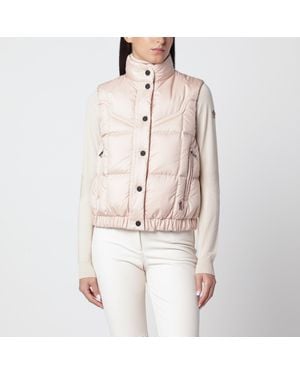 Moncler Doucy Polyester Vest - Natural