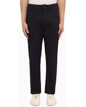 Department 5 Regular Cotton Trousers - Black