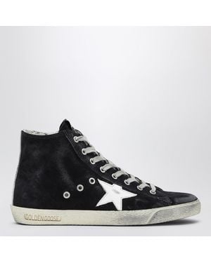 Golden Goose Francy Suede Trainers - Black