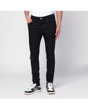 Amiri Wax Mx1 Skinny Jeans - Blue