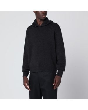 Lemaire Hooded Sweater - Black