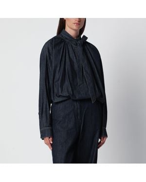 Dries Van Noten Dark Denim Shirt - Blue
