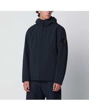 Stone Island Kapuzenjacke - Blau
