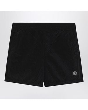 Stone Island Nylon Swimsuit - Black