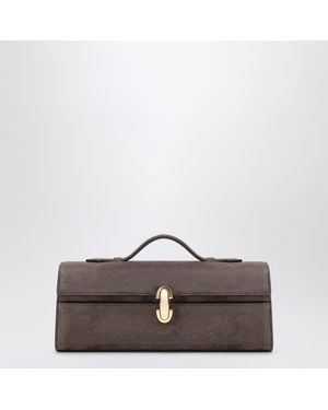 SAVETTE Slim Symmetry Mini Pouch - Brown
