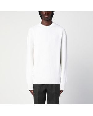 ZEGNA Pullover Oasi Aus Beigefarbenem Kaschmir - Weiß