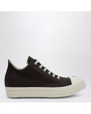 Rick Owens Sneaker low grigia polvere "so cunt" - Nero