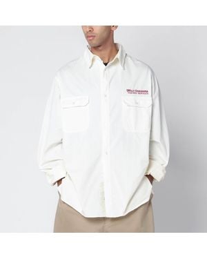 Willy Chavarria Corcoran Cotton Shirt - White