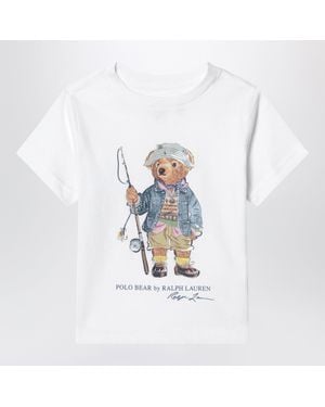 Polo Ralph Lauren Cotton Polo Bear T-Shirt - White