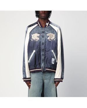 Maison Mihara Yasuhiro Souvenir Zipped Jacket - Blue