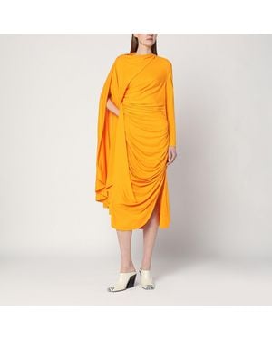 Bottega Veneta Draped Dress - Yellow