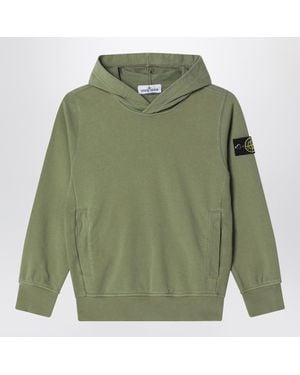 Stone Island Hooded Sweatshirt - Green